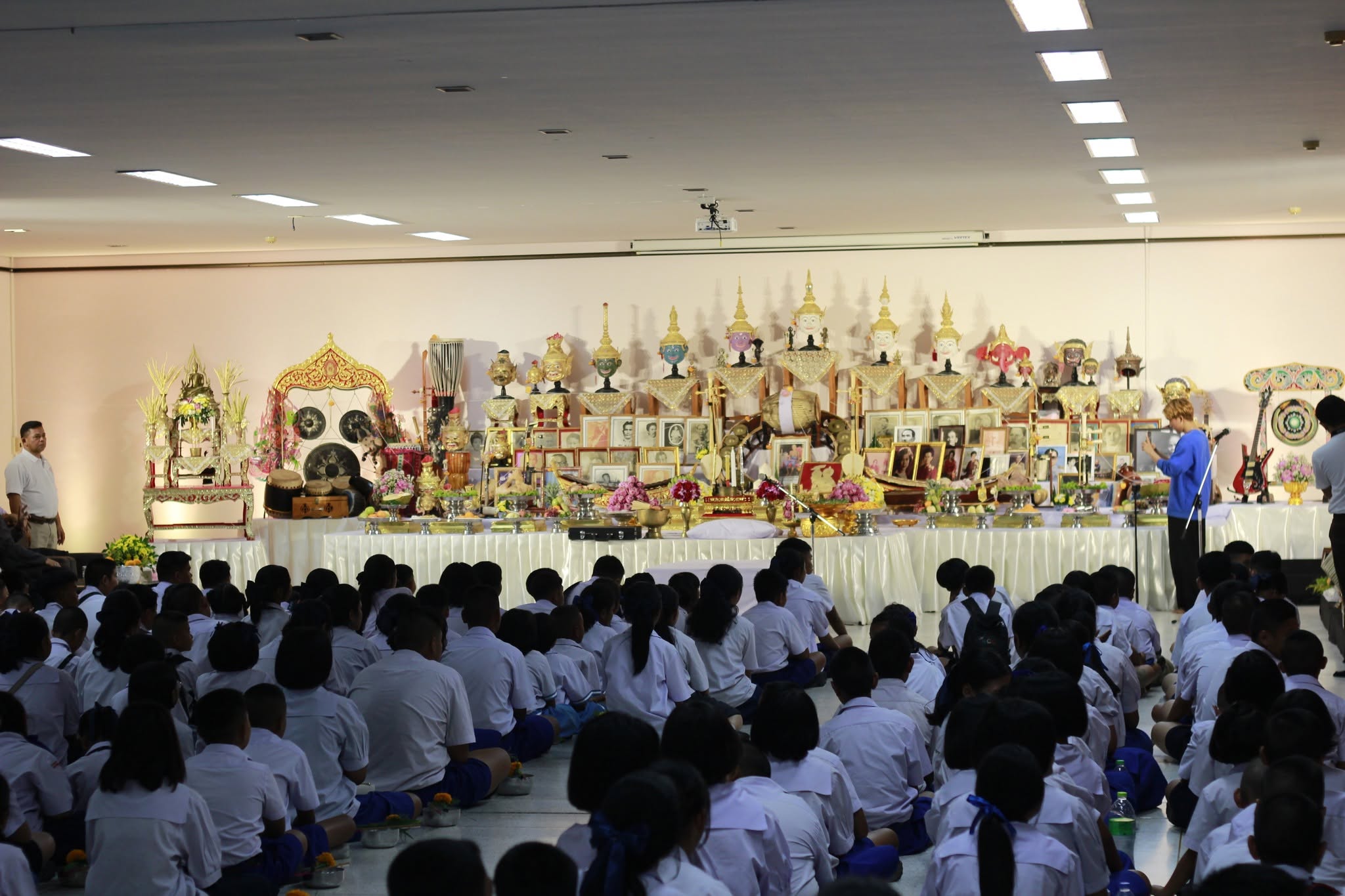 พิธีไหว้ครูและครอบครูดนตรีไทย ประจำปีการศึกษา 2569